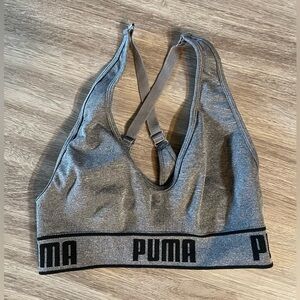 PUMA Charcoal Sports Bra